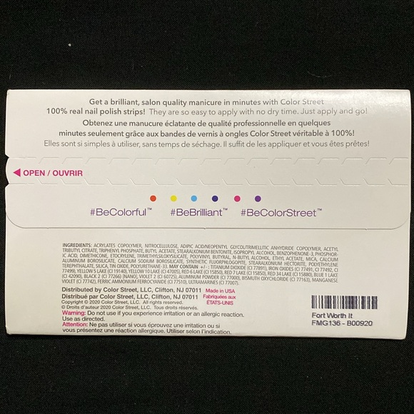 Color Street "Fort Worth It" 100% Real Nail Polish Strips (16 ct) - Picture 3 of 3